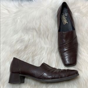Rieker Antistress Dana Brown Slip Ons Sz 41/9.5